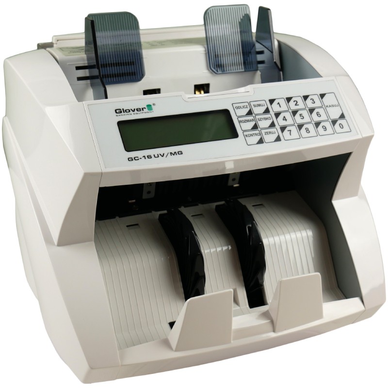 Glover GC-16 UV/MG banknote counter with external display - 1