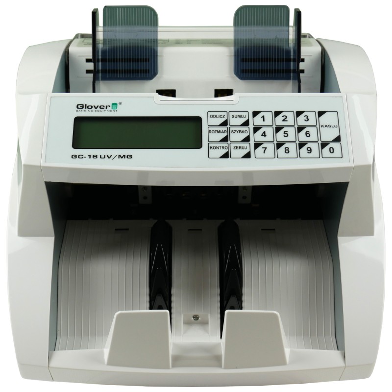 Glover GC-16 UV/MG banknote counter with external display - 9