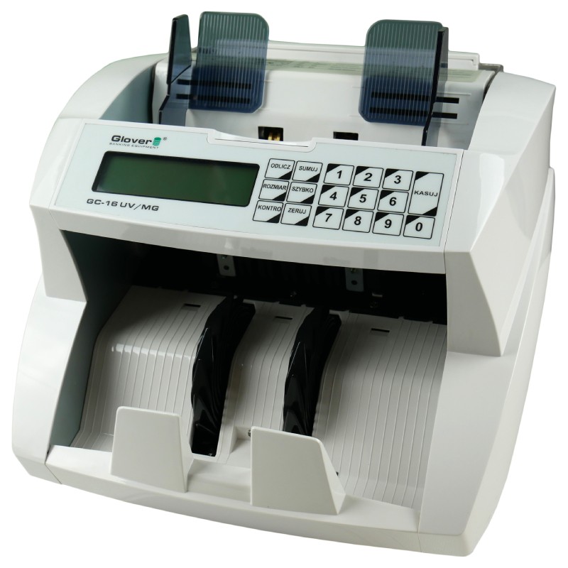 Glover GC-16 UV/MG banknote counter with external display - 7